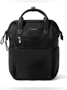 Baggallini Soho Laptop Backpack Travel Bag - Black - New With Tags